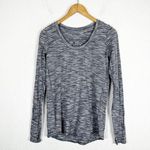 Lululemon  Yogi Everyday Long Sleeve Workout Top Size Medium Space Dye Stretch Photo 3