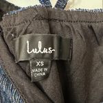 Lulu's Sparkly Blue silver Layered Mini strappy Dress XS EUC #hoco Black Photo 1