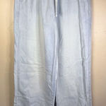 frame denim FRAME Super Drape Wide Leg Denim Drawstring Women's Chambray Pants Size Small‎ Photo 0