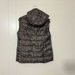 Charlie B Four Way Puffer Leopard Print Winter Chic Outdoor Jacket Vest Size M Brown Size M Photo 13