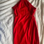 B. Smart Red High neck Cocktail Dress  Photo 0