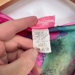 Vintage Sears Carriage Court Zip Robe Housedress Womens S 8/10 Pink Floral Photo 5