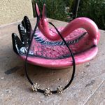 LC Lauren Conrad Lauren Conrad Gold Flower Choker Photo 3