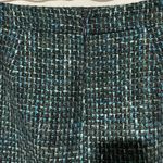 J.Crew  Tweed Mini Skirt Style F7474 Black Blue Green Size 00 Photo 5