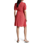 & Other Stories & Other Stories Paris Atelier Red Floral Print Button Front Mini Dress Size S Photo 2
