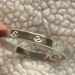 Silver Bangle Bracelet Photo 6