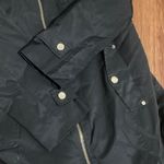 Michael Kors Black Hooded Trench Coat Photo 6