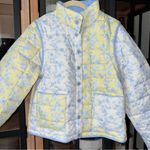 Yllw the label toile amelia quilted vest jacket convertible colorblock puffer Blue Photo 6