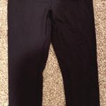 Lululemon Black Wunder Under Cropped Leggings  Photo 0