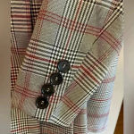 Walter Baker ‎ Women's Saundra Plaid Blazer Jacket in Grey Multi Size M Preppy Photo 7