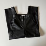 Aritzia  Babaton Command Crop Pants Black Vegan Leather Size 0‎ Photo 9