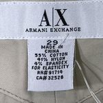 Armani Exchange Pants Womens 29 Stretch Utility Straight Leg Lightweight Pockets Photo 3
