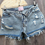 Revice Denim Nwt  melrose shorts cut off fold‎ over button fly women’s size 29 Photo 0