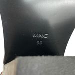 Mango  Leather Pointed Toe Short CowboyBoots Black Size 38/ 7.5 Photo 10