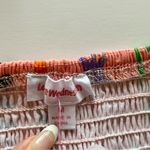 Love Wednesday Tropical Print Cotton maxi dress, spaghetti straps, coral, NWT, M Size M Photo 11