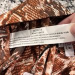 J.O.A. Wrap Snakeskin Print MIDI Skirt M Cream/Black Photo 10