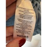 Pilcro Shirt Women Small Blue Green Floral Crew Neck Ruched Tie Sides Top Boho Photo 9