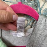 Just Be  Womens grey with pink floral Maternity Pull Over Hoodie Shirt Sz M Photo 2