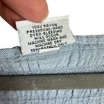 CP Shades Vintage Sausalito Blue Rayon Textured Stretchy Tank Top Blouse Size L Photo 4