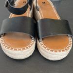 White Mountain  Vegan Black Leather and Tan Women's Sandals Photo 6