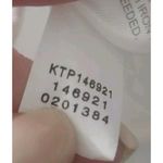 J. Jill Button Shoulder Top 3/4 Sleeve Crew Neck‎ White Blouse Size L Size L Photo 6