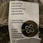 Anthropologie Green/Pink Floral Cropped Cargo Balloon Pants Size 00P Photo 6