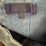 Rachel Rachel Roy Blue Denim Cutout Midi Dress Button Front Spaghetti Strap XS Photo 6