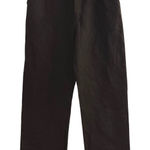 SONO Women's Linen Virgin Wool Blend Wide Leg Trousers Made‎ in France Size S Gray Photo 0