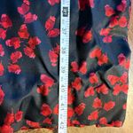 Source Unknown Vintage Unbranded Dress 8 Black Floral Print 100% Polyester Fit Flared No Tags Photo 7