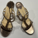 Veronica M Women's Veronica Pewter Sandals Heels Limited Edition - Size‎ 8. Photo 1