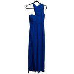 Amanda Uprichard  Gilda Maxi Gown In Cobalt Blue Photo 2
