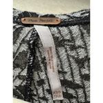 Free People : Boho Fringe Shawl Cardigan Black and Gray Photo 3