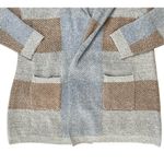 New Directions Blue Spruce Multi Night Blooms Cardigan Sweater XL Casual Winter‎ Gray Photo 2