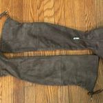 Marc Fisher Side Zip Over The Knee Faux Suede Boots Taupe size 7 Photo 0