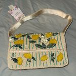 NWT Yelloe and Green Floral with Lemons Beaded Bag Viral TikTok Marshall’s Bag Yellow Photo 0