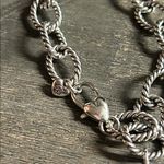 Brighton  NIGHT WATCH OWL SILVER CRYSTAL CHARM BRACELET Photo 1