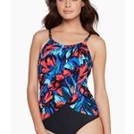 Magicsuit Women's Swimsuit Black‎ Floral Slimming Flower Bomb Lisa Size 8 Photo 0
