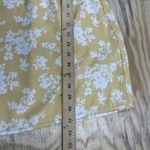 Abercrombie & Fitch Babydoll Dress Smocked Yellow Floral Size M Y2K Cottagecore Photo 14