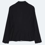 ZARA  SUIT BLAZER JACKET W/ Pockets Black Size 6 NEW Photo 2