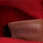 Dooney & Bourke  Red Lexington Pebbled Leather Tote Bag | Brown Handles Photo 3