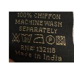 Yuka Beach Chiffon Large Bell Sleeve Coverup Dress Swim Pool Summer Sheer Sequin Black Photo 8