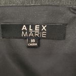 Alex Marie Black Knee Length Pencil Skirt Size 16 NWT Photo 6