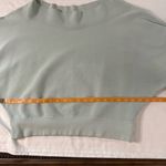 Free People  Hide and Seek Sweater Dolman Sleeve Light Blue Size S Boho Lounge Photo 6