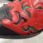 Hunt Club Red Leather Jennifer Bootie Size 6.5 Photo 8