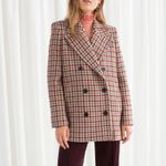 & Other Stories & Other Stories Houndstooth Coat Sz 8 Photo 6