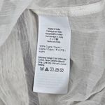 J.Crew  Ruffle button-up shirt in crinkle chiffon‎ in Ivory 2 NWT Photo 7