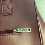 ECOSUSI BACKPACK BNWOT FUX LEATHER COMP SPACE LOTS OF ZIPPERS SEE ALL PHOTOS Photo 4