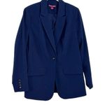 Jessica London Women's Polyester Blend Long Sleeves Blue Jacket Sz 12 Blue 2695 Photo 4
