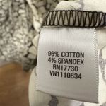 Merona Women's M Cotton Safari Giraffe Print Midi Shirtdress Beige Short Sleeve Photo 5