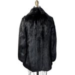 Mob wife Flemington Furs Mink Fur Ranch Natural Blk Mint Sz S/M Matching Hat vtg Black Size M Photo 8